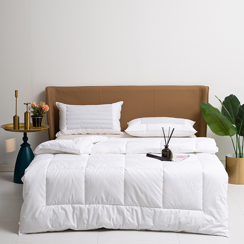 100% algodão 300gms edredom de enchimento edredom de verão acolchoado conjunto de edredom branco fabricação