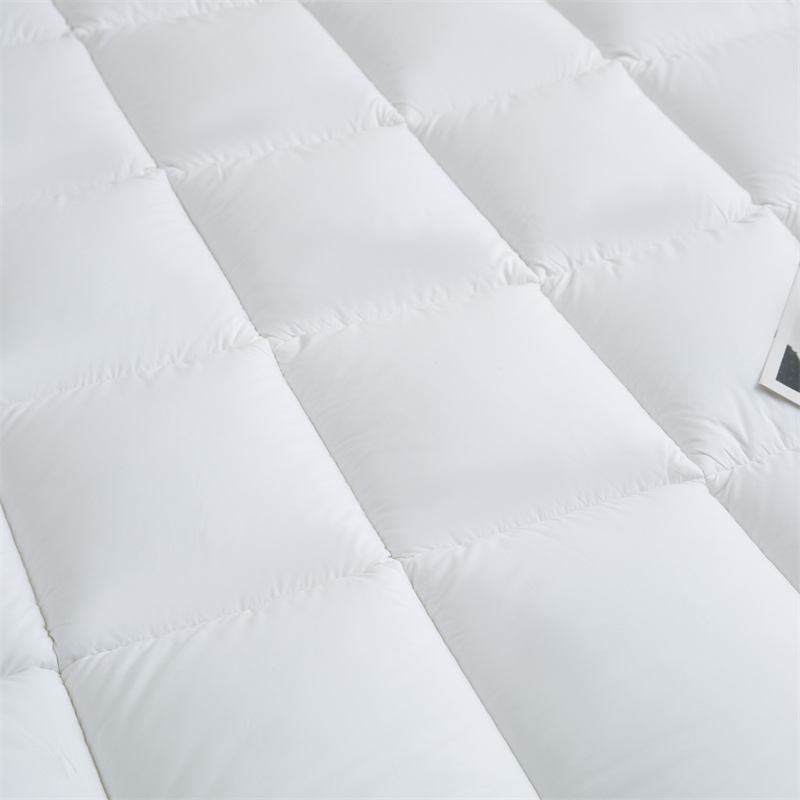 Logotipo personalizado Microfiber da cópia que enche a tela 40s Downproof com protetor de colchão tranqüilo Logotipo personalizado Microfiber da cópia que enche a tela 40s Downproof com protetor de colchão tranqüilo