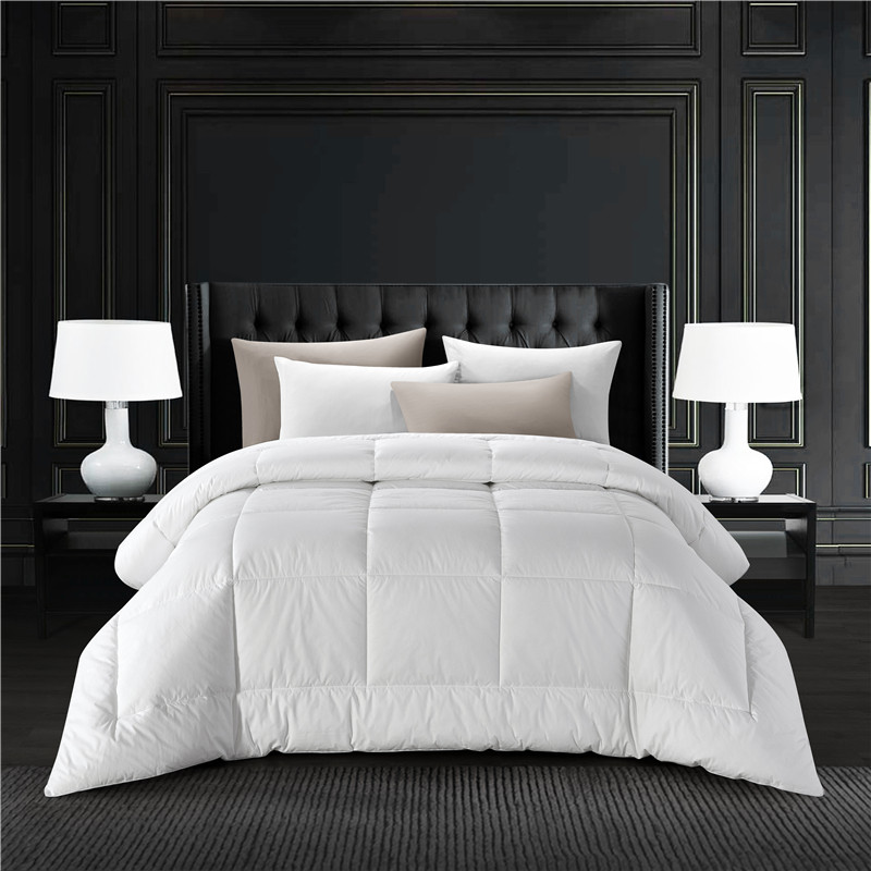 Edredão de enchimento de poliéster com capa de algodão edredão de hotel 5 estrelas