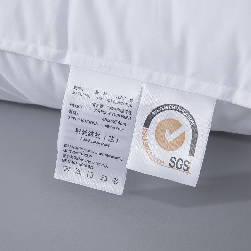 Descanso de enchimento de Microfiber da tela do silêncio do poliéster para o hotel Descanso de enchimento de Microfiber da tela do silêncio do poliéster para o hotel